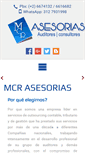 Mobile Screenshot of mcrasesorias.com