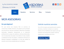 Tablet Screenshot of mcrasesorias.com